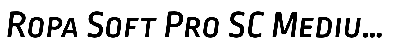 Ropa Soft Pro SC Medium Italic